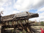  The Bridge ended up on a bank about 3/4 of a mile down river. 