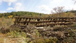 Twisted pile of remains